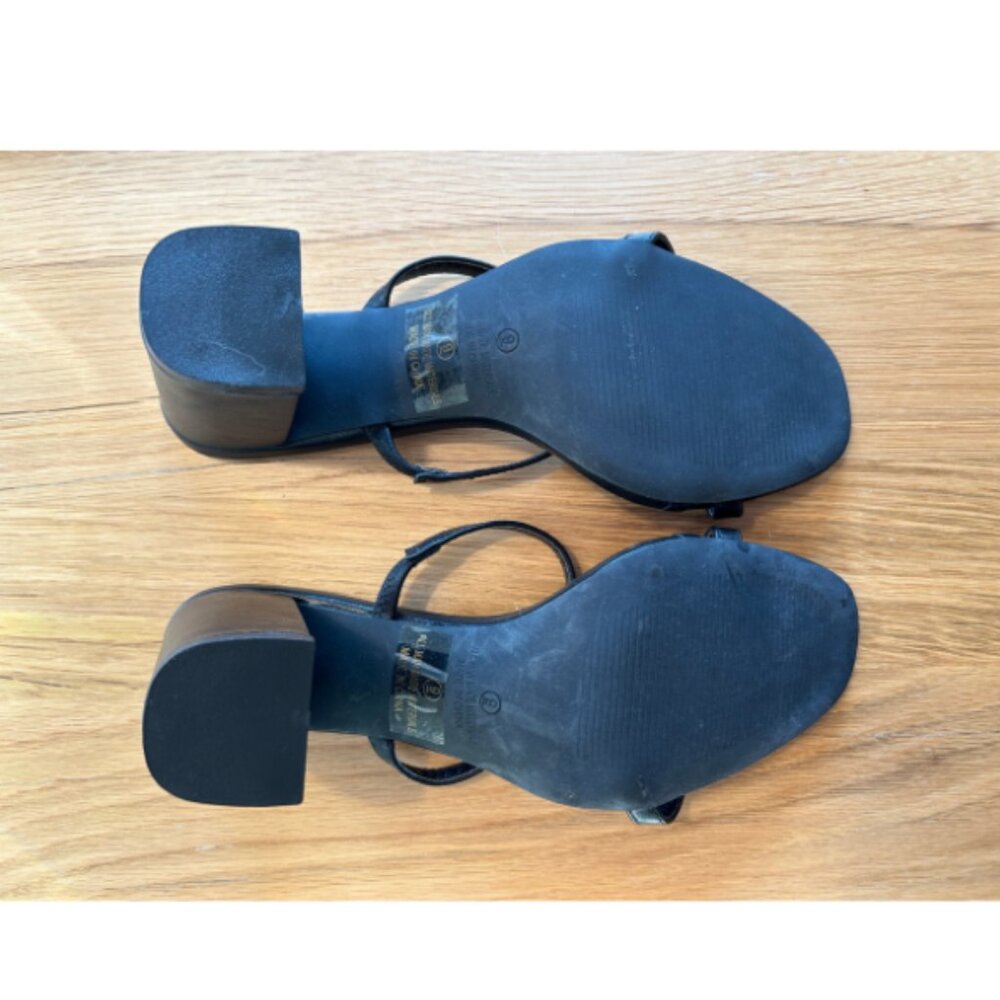 Lulus Ariellie Black High Heel Strappy Sandals - Picture 6 of 6